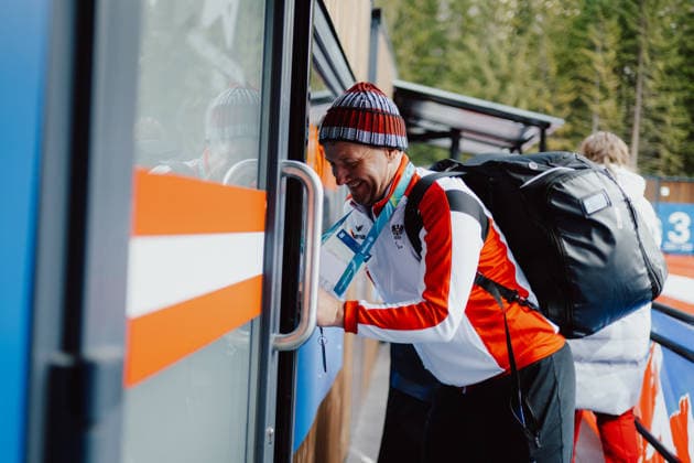 PARALYMPICS - Winter Paralympics Milano Cortina 2026 CORTINA D AMPEZZO,ITALY,03.MAR.26 - PARALYMPICS - Paralympic Winter games, Winterspiele,Spiele, Summer games Milano Cortina 2026, preview. Image shows Oliver Dreier (AUT).  GEPAxpictures xAlexanderxSolc