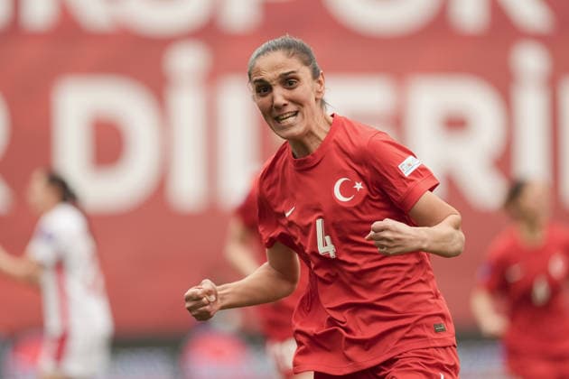 Turkiye v Malta - FIFA Women’s World Cup 2027 European Qualifiers ISTANBUL, TURKIYE - MARCH 03: Eda Karatas of Turkiye celebrates after scoring during the FIFA Women’s World Cup 2027 European Qualifiers League B Group 2 match between Turkiye and Malta at Pendik Stadium in Istanbul, Turkiye, on March 03, 2026. Arife Karakum Anadolu Istanbul Turkey. Editorial use only. Please get in touch for any other usage.  Copyright: x2026xAnadoluxArifexKarakumx