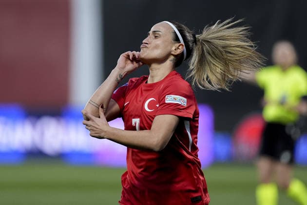 Turkiye v Malta - FIFA Women’s World Cup 2027 European Qualifiers ISTANBUL, TURKIYE - MARCH 03: Arzu Karabulut of Turkiye celebrates after scoring during the FIFA Women’s World Cup 2027 European Qualifiers League B Group 2 match between Turkiye and Malta at Pendik Stadium in Istanbul, Turkiye, on March 03, 2026. Arife Karakum Anadolu Istanbul Turkey. Editorial use only. Please get in touch for any other usage.  Copyright: x2026xAnadoluxArifexKarakumx