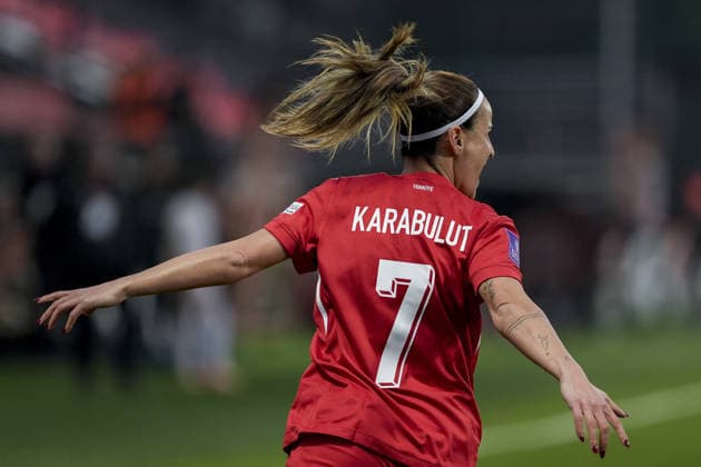 Turkiye v Malta - FIFA Women’s World Cup 2027 European Qualifiers ISTANBUL, TURKIYE - MARCH 03: Arzu Karabulut of Turkiye celebrates after scoring during the FIFA Women’s World Cup 2027 European Qualifiers League B Group 2 match between Turkiye and Malta at Pendik Stadium in Istanbul, Turkiye, on March 03, 2026. Arife Karakum Anadolu Istanbul Turkey. Editorial use only. Please get in touch for any other usage.  Copyright: x2026xAnadoluxArifexKarakumx