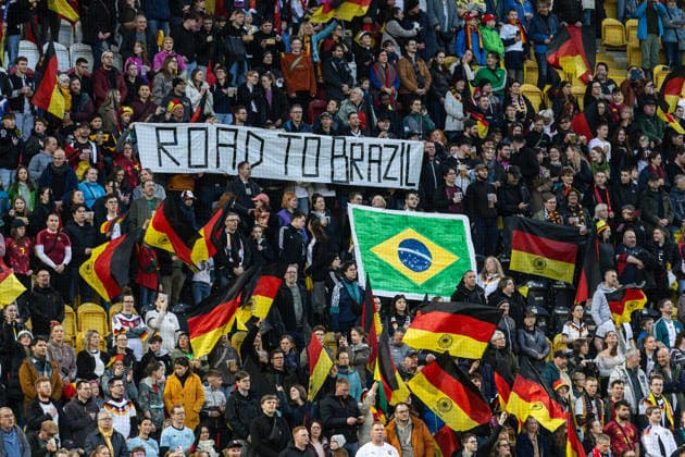 GER, UEFA-Qualifikation für die FIFA Frauenfussball-Weltmeisterschaft 2027, Deutschland - Slowenien. 03.03.2026, Rudolf-Harbig-Stadium, Dresden, GER, UEFA-Qualifikation für die FIFA Frauenfussball-Weltmeisterschaft 2027, Deutschland - Slowenien. Fans vom Team Deutschland Â