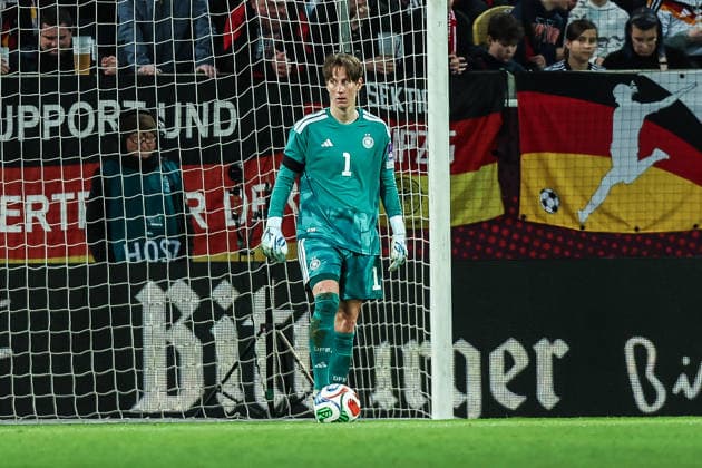 Fussball, WM-Qualifikation Europa (Frauen) Saison 2026 Liga A Gruppe 4 - 1.Spieltag Deutschland - Slowenien 03.03.2026, Rudolf-Harbig-Stadion Dresden Ann-Katrin Berger (Deutschland, 1) Dresden Rudolf-Harbig-Stadion Sachsen Deutschland