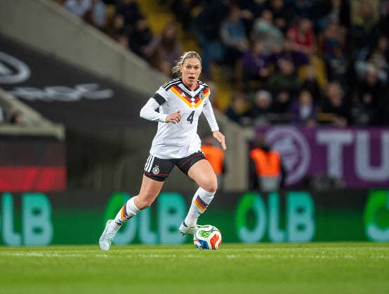 Fussball, Frauen, Saison 2025 2026, WM-Qualifikation in Dresden (Liga A, Gruppe 4), Deutschland - Slowenien, Rebecca Knaak (Deutschland), 03.03.2026, Copyright: xSebastianxRäppold MatthiasxKochx