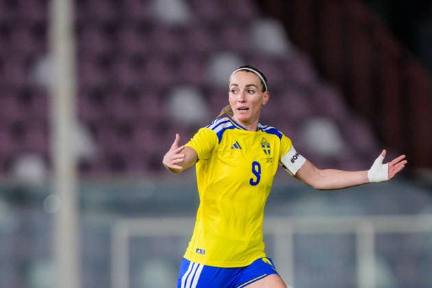 260303 during the Women s FIFA World Cup, WM, Weltmeisterschaft, Fussball Qualifier football match between between Italy and Sweden on March 3, 2026 in Reggio Calabria. Photo: Ludvig Thunman BILDBYRAN kod LT LT0780 fotboll football soccer fotball vm-kval kval fifa womens world cup qualifier qualifier italien italy sverige sweden dam bbeng Copyright: LUDVIGxTHUNMAN BB260303LT034