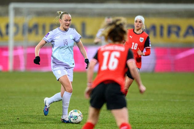 260303 Frida Maanum of Norway during the FIFA Women s World Cup Qualifier football match between Austria and Norway on March 3, 2026 in Vienna. Photo: Marius Simensen BILDBYRAN COP 238 MM0059 bbeng dam vm-kval vm-kvalifisering kvinner vm-kvalik football fotball fotboll landskamp soccer FIFA World Cup, WM, Weltmeisterschaft, Fussball qualifier norge norway austria osterrike Copyright: MARIUSxSIMENSEN BB260303BB211