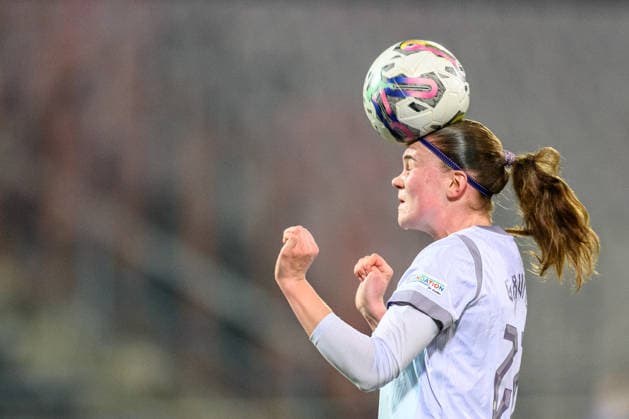 260303 Signe Gaupset of Norway during the FIFA Women s World Cup Qualifier football match between Austria and Norway on March 3, 2026 in Vienna. Photo: Marius Simensen BILDBYRAN COP 238 MM0059 bbeng dam vm-kval vm-kvalifisering kvinner vm-kvalik football fotball fotboll landskamp soccer FIFA World Cup, WM, Weltmeisterschaft, Fussball qualifier norge norway austria osterrike Copyright: MARIUSxSIMENSEN BB260303BB218