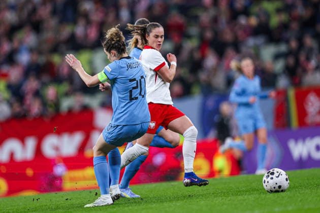 03.03.2026 GDANSK, POLSAT PLUS ARENA PILKA NOZNA KOBIET ( WOMEN S FOOTBALL ) ELIMINACJE MISTRZOSTWA SWIATA KOBIET BRAZYLIA FIFA World Cup, WM, Weltmeisterschaft, Fussball 2027 ( FIFA WOMEN S WORLD CUP QUALIFICATION 2027 ) MECZ POLSKA - HOLANDIA ( GAME POLAND - NETHERLANDS ) NZ EWA PAJOR FOTO LUKASZ GROCHALA CYFRASPORT NEWSPIX.PL --- newspix.pl POLAND OUT! 