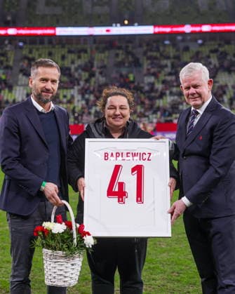 03.03.2026 GDANSK, POLSAT PLUS ARENA PILKA NOZNA KOBIET ( WOMEN S FOOTBALL ) ELIMINACJE MISTRZOSTWA SWIATA KOBIET BRAZYLIA FIFA World Cup, WM, Weltmeisterschaft, Fussball 2027 ( FIFA WOMEN S WORLD CUP QUALIFICATION 2027 ) MECZ POLSKA - HOLANDIA ( GAME POLAND - NETHERLANDS ) NZ MARCIN DORNA, KATARZYNA BARLEWICZ, ADAM KAZMIERCZAK FOTO LUKASZ GROCHALA CYFRASPORT NEWSPIX.PL --- newspix.pl POLAND OUT! 