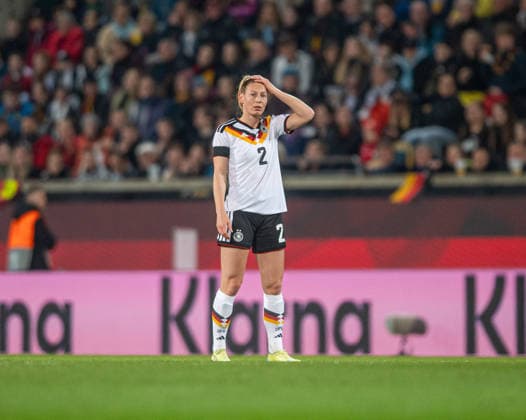 Fussball, Frauen, Saison 2025 2026, WM-Qualifikation in Dresden (Liga A, Gruppe 4), Deutschland - Slowenien, Sarai Linder (Deutschland), 03.03.2026, Copyright: xSebastianxRäppold MatthiasxKochx