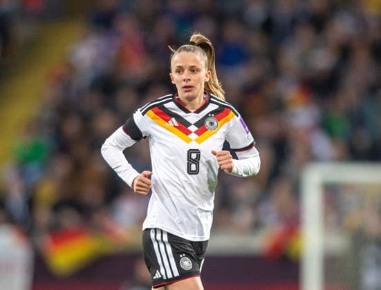 Fussball, Frauen, Saison 2025 2026, WM-Qualifikation in Dresden (Liga A, Gruppe 4), Deutschland - Slowenien, Vivien Endemann (Deutschland), 03.03.2026, Copyright: xSebastianxRäppold MatthiasxKochx