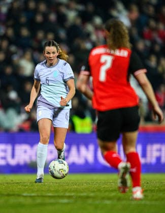 260303 Tuva Hansen of Norway during the FIFA Women s World Cup Qualifier football match between Austria and Norway on March 3, 2026 in Vienna. Photo: Marius Simensen BILDBYRAN COP 238 MM0059 bbeng dam vm-kval vm-kvalifisering kvinner vm-kvalik football fotball fotboll landskamp soccer FIFA World Cup, WM, Weltmeisterschaft, Fussball qualifier norge norway austria osterrike Copyright: MARIUSxSIMENSEN BB260303BB239