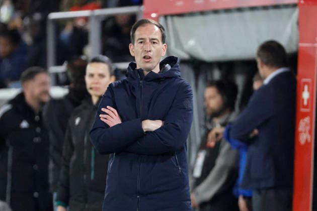 Rafel Navarro (Schweiz, Trainer) , Schweiz, Fussball, UEFA WM-Qualifikation Frauen, Gruppe B 2, Schweiz vs. Nordirland, 03.03.2026, Lausanne Stade de la Tuiliere Schweiz Copyright: xGrantxHubbsx