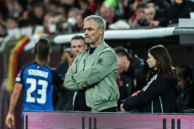 Fussball, WM-Qualifikation Europa (Frauen) Saison 2026 Liga A Gruppe 4 - 1.Spieltag Deutschland - Slowenien 03.03.2026, Rudolf-Harbig-Stadion Dresden Christian Wück (Trainer Deutschland) Dresden Rudolf-Harbig-Stadion Sachsen Deutschland