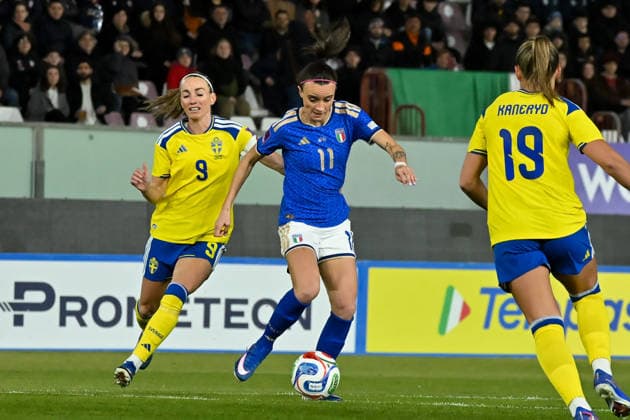 CALCIO - FIFA Mondiali - Women s Qualification - Italy vs Sweden REGGIO CALABRIA, ITALY - MARCH 03: Barbara Bonansea of Italy during group stage match between Italy and Sweden at Stadio Oreste Granillo on March 3, 2026 in Reggio Calabria, Italy. Reggio Calabria Italy  Copyright: xIPAxSport ABACAx