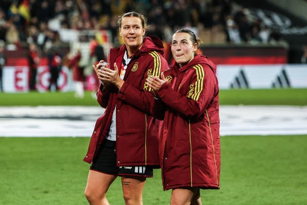 Fussball, WM-Qualifikation Europa (Frauen) Saison 2026 Liga A Gruppe 4 - 1.Spieltag Deutschland - Slowenien 03.03.2026, Rudolf-Harbig-Stadion Dresden Larissa Mühlhaus (Deutschland, 15) Deutschland Dresden Rudolf-Harbig-Stadion Sachsen Deutschland