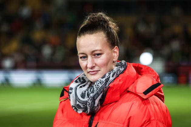 Fussball, WM-Qualifikation Europa (Frauen) Saison 2026 Liga A Gruppe 4 - 1.Spieltag Deutschland - Slowenien 03.03.2026, Rudolf-Harbig-Stadion Dresden Almuth Schult (Expertin ARD) Dresden Rudolf-Harbig-Stadion Sachsen Deutschland