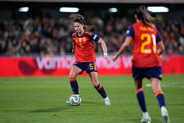 March 3, 2026, Castellon, Castellon, Spain: Maria Mendez of Spain controls the ball during the European WomenÃ¢â‚¬â ¢s qualifiers for the FIFA WomenÃ¢â‚¬â ¢s World Cup 2027, League Phase MD1, football match played between Spain and Iceland at Estadio SkyFi Castalia on March 03, 2026, in Castellon, Spain. Castellon Spain - ZUMAa181 20260303_zaa_a181_166 Copyright: xDennisxAgyemanx