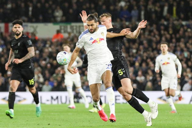LEEDS, ENGLAND - March 03: Dominic Calvert-Lewin of Leeds United controls the ball during the Premier League match between Leeds United and Sunderland at Elland Road on March 03, 2026 in Leeds, England. (Photo by Sean Chandler SPP) Copyright: xSeanxChandlerx xSPPx Sportspressphoto_SPR100819