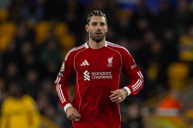 Football - FA Premier League - Wolverhampton Wanderers FC v Liverpool FC WOLVERHAMPTON, ENGLAND - Tuesday, March 3, 2026: Liverpool s Dominik Szoboszlai during the FA Premier League match between Wolverhampton Wanderers FC and Liverpool FC at Molineux Stadium. (Photo by David Rawcliffe Propaganda) WOLVERHAMPTON Molineux Stadium WEST MIDLANDS ENGLAND  Copyright: xDavidxRawcliffex P2026-03-03-Wolves_Liverpool-85