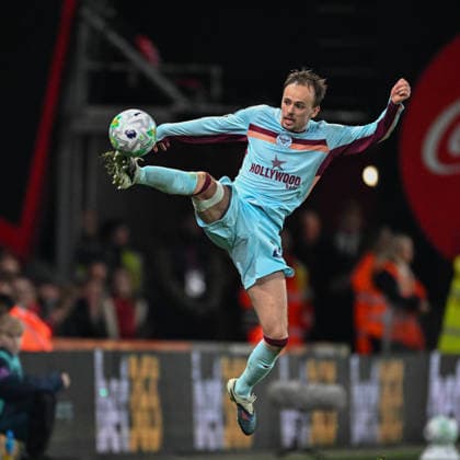 Bournemouth v Brentford Premier League Mikkel Damsgaard of Brentford during the Premier League match at the Vitality Stadium, Bournemouth 03 03 2026 UK Newspapers OUT Copyright: xJeremyxLandeyx FIL-23072-0049
