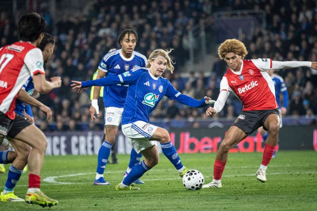 FOOTBALL : Racing Strasbourg (RCS) vs Reims - Coupe de France - Strasbourg - 03 03 26 Sebastian Nanasi 11 (RCS)  Copyright: xElyxandroxCEGARRAx