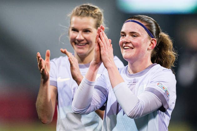 260303 Signe Gaupset of Norway after the FIFA Women s World Cup Qualifier football match between Austria and Norway on March 3, 2026 in Vienna. Photo: Marius Simensen BILDBYRAN COP 238 MM0059 austria bbeng dam FIFA World Cup, WM, Weltmeisterschaft, Fussball qualifier football fotball fotboll landskamp norge norway soccer vm-kval vm-kvalifisering kvinner vm-kvalik osterrike Copyright: MARIUSxSIMENSEN BB260303BB881