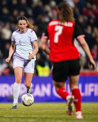 260303 Tuva Hansen of Norway during the FIFA Women s World Cup Qualifier football match between Austria and Norway on March 3, 2026 in Vienna. Photo: Marius Simensen BILDBYRAN COP 238 MM0059 austria bbeng dam FIFA World Cup, WM, Weltmeisterschaft, Fussball qualifier football fotball fotboll landskamp norge norway soccer vm-kval vm-kvalifisering kvinner vm-kvalik osterrike Copyright: MARIUSxSIMENSEN BB260303BB886