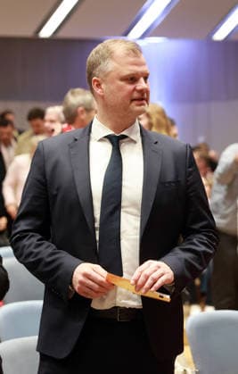 03.03.26 VfB Stuttgart Konzert Klassik trifft Kurve Deutschland, Stuttgart, 03.03.2026, Fussball, Bundesliga, VfB Stuttgart, Konzert Klassik trifft Kurve in der Liederhalle Stuttgart: Fabian Wohlgemuth (Vorstand .