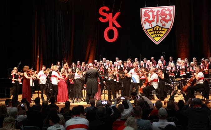03.03.26 VfB Stuttgart Konzert Klassik trifft Kurve Deutschland, Stuttgart, 03.03.2026, Fussball, Bundesliga, VfB Stuttgart, Konzert Klassik trifft Kurve in der Liederhalle Stuttgart: Stuttgarter Kammerorchester.