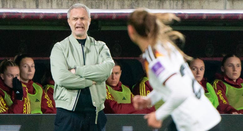3.3..2026, Fußball, GER, Frauen, WM-Qualifikation, 1. Spieltag, Deutschland - Slowenien, Trainer Christian Wück (Deutschland) Dresden Rudolf-Harbig-Stadion Sachsen Deutschland