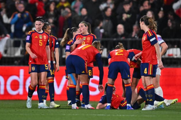 Spain v Iceland, March 3, 2026, Castellon, Spain Vicky Lopez of Spain plays during the Women™s European Qualifiers for the FIFA Women™s World Cup 2027, League Phase MD1, football match played between Spain and Iceland at Estadio Castalia on March 03, 2026, in Castellon, Spain. Alex Nicodim Imago Images Copyright: xAlexxNicodimx