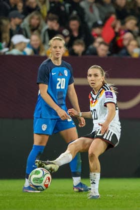 Dresden, Deutschland 03. März 2026: Länderspiel für Frauen WM-Qualifikation - Deutschland Frauen vs. Slowenien Frauen Im Bild: Elisa Senß Senss (Deutschland) Copyright: HMBxMedia MadeleinexFantini