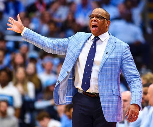 March 3, 2026: Hubert Davis is the head basketball coach of the University of North Carolina. NCAA, College League, USA basketball game between Clemson University and University of North Carolina at Dean Smith Center, Chapel Hill, North Carolina. CSM Chapel Hill United States of America - ZUMAc04_ 20260303_zma_c04_008 Copyright: xDavidxBeachx