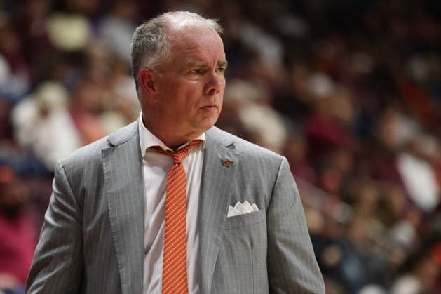 March 3, 2026: Virginia Tech Hokies head coach Mike Young during the NCAA, College League, USA Mens Basketball game between Boston College Eagles and Virginia Tech Hokies at Cassell Coliseum in Blacksburg, Virginia. CSM Blacksburg USA - ZUMAc04_ 20260303_zma_c04_068 Copyright: xGregxAtkinsx