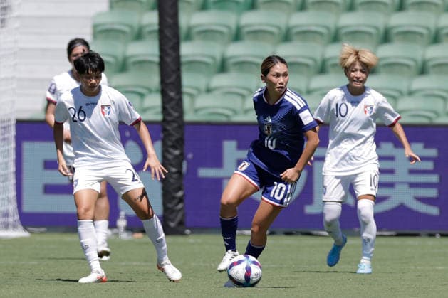SOCCER ASIAN CUP JAPAN TAIWAN, Fuka Nagano of Japan in action during the AFC Women™s Asian Cup Group C match between Japan and Taiwan at HBF Park in Perth, Wednesday, March 4, 2026. ( NO ARCHIVING, EDITORIAL USE ONLY PERTH WESTERN AUSTRALIA AUSTRALIA  Copyright: xRICHARDxWAINWRIGHTx 20260304188651843613