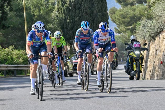 Cape Mele transit during Trofeo Laigueglia 2026, Street Cycling race in Savona, Italy, March 04 2026  Copyright: xDaniloxVigo IPAxSportx xipa-agency.netx xx IPA_72366461 IPA_Agency_IPA72366461
