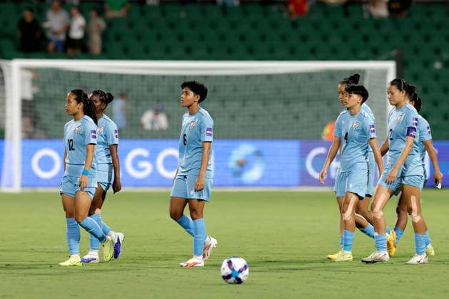 SOCCER ASIAN CUP VIETNAM INDIA, India leave the field after winning the AFC Women™s Asian Cup Group C match between Vietnam and India at HBF Park in Perth, Wednesday, March 4, 2026. ( NO ARCHIVING, EDITORIAL USE ONLY PERTH WESTERN AUSTRALIA AUSTRALIA  Copyright: xRICHARDxWAINWRIGHTx 20260305152498330299