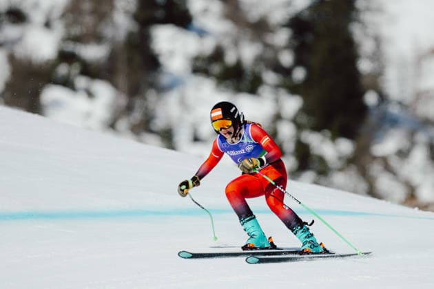 PARALYMPICS - Winter Paralympics Milano Cortina 2026 CORTINA D AMPEZZO,ITALY,04.MAR.26 - PARALYMPICS - Paralympic Winter games, Winterspiele,Spiele, Summer games Milano Cortina 2026, preview, paraski, downhill, training. Image shows Veronika Aigner (AUT).  GEPAxpictures xMaticxKlansek