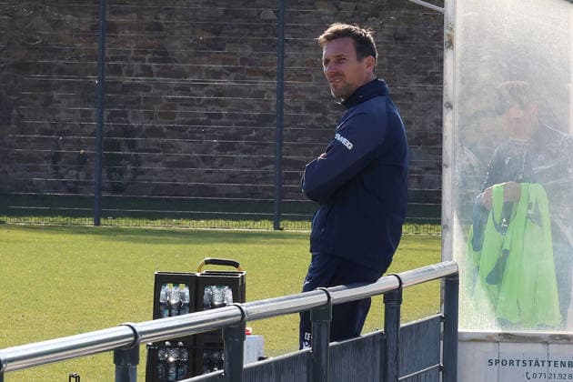 04.03.2026, xrekx, Fussball 2.Bundesliga, Karlsruher SC - Training v.l. Christian Eichner Trainer (Karlsruher SC) (DFL DFB REGULATIONS PROHIBIT ANY USE OF PHOTOGRAPHS as IMAGE SEQUENCES and or QUASI-VIDEO) Karlsruhe