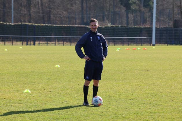 04.03.2026, xrekx, Fussball 2.Bundesliga, Karlsruher SC - Training v.l. Christian Eichner Trainer (Karlsruher SC) (DFL DFB REGULATIONS PROHIBIT ANY USE OF PHOTOGRAPHS as IMAGE SEQUENCES and or QUASI-VIDEO) Karlsruhe