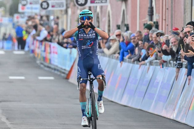 The winner Santiago BUITRAGO (Bahrain) during Trofeo Laigueglia 2026, Street Cycling race in Savona, Italy, March 04 2026  Copyright: xDaniloxVigo IPAxSportx xipa-agency.netx xx IPA_72372161 IPA_Agency_IPA72372161