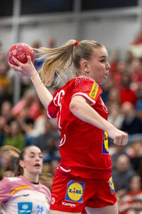 HANDBALL - EHF EURO Quali, AUT vs ESP VIENNA,AUSTRIA,04.MAR.26 - HANDBALL - EHF Women s European Championship, EM, Europameisterschaft qualification, OEHB international match, Länderspiel, Nationalmannschaft Austria vs Spain. Image shows Philomena Egger (AUT).  GEPAxpictures xPhilippxBrem