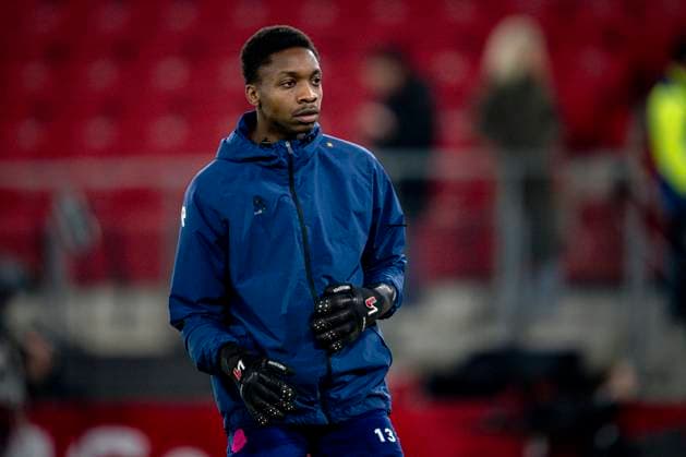 ALKMAAR - Telstar goalkeeper Tyrick Bodak during the Eurojackpot KNVB Cup match between AZ and Telstar at the AFAS Stadium on March 4, 2026 in Alkmaar, Netherlands. (Photo by Stefan Koops EYE4IMAGES DeFodi Images) - *** ALKMAAR Telstar goalkeeper Tyrick Bodak during the Eurojackpot KNVB Cup match between AZ and Telstar at the AFAS Stadium on March 4, 2026 in Alkmaar, Netherlands Photo by Stefan Koops EYE4IMAGES DeFodi Images