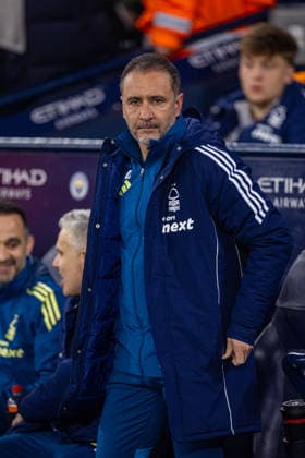 Football - FA Premier League - Manchester City FC v Nottingham Forest FC MANCHESTER, ENGLAND - Wednesday, March 4, 2026: Nottingham Forest s head coach Vitor Pereira during the FA Premier League match between Manchester City FC and Nottingham Forest FC at the City of Manchester Stadium. (Photo by David Rawcliffe Propaganda) MANCHESTER City of Manchester Stadium GREATER MANCHESTER ENGLAND  Copyright: xDavidxRawcliffex P2026-03-04-Man_City_Notts_Forest-8