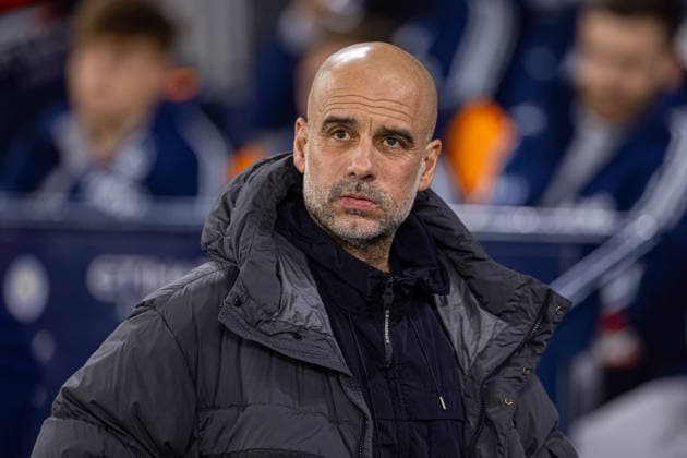 Football - FA Premier League - Manchester City FC v Nottingham Forest FC MANCHESTER, ENGLAND - Wednesday, March 4, 2026: Manchester City s head coach Josep Pep Guardiola during the FA Premier League match between Manchester City FC and Nottingham Forest FC at the City of Manchester Stadium. (Photo by David Rawcliffe Propaganda) MANCHESTER City of Manchester Stadium GREATER MANCHESTER ENGLAND  Copyright: xDavidxRawcliffex P2026-03-04-Man_City_Notts_Forest-9