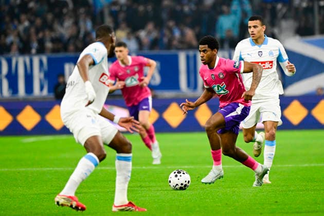 FOOTBALL : Olympique de Marseille VS Toulouse FC - Coupe de France - 04 03 2026 Yann Gboho (Toulouse FC) - Coupe de France match between Olympique de Marseille and Toulouse Football Club on Mars 4, 2026 at the Orange Velodrome Stadium in Marseille. MarseilleFrance  Copyright: xWilliamxCannarellax