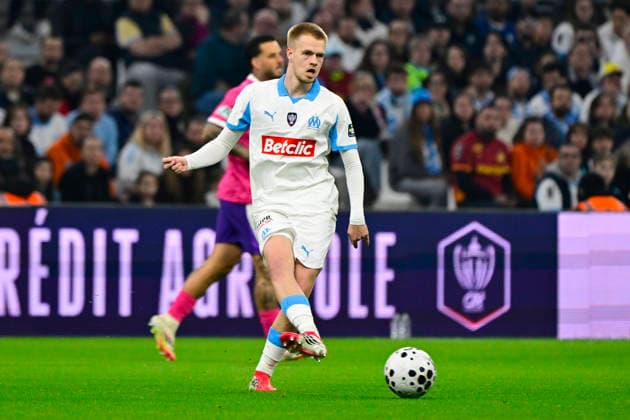 FOOTBALL : Olympique de Marseille VS Toulouse FC - Coupe de France - 04 03 2026 Arthur Vermeeren (OM) - Coupe de France match between Olympique de Marseille and Toulouse Football Club on Mars 4, 2026 at the Orange Velodrome Stadium in Marseille. MarseilleFrance  Copyright: xWilliamxCannarellax