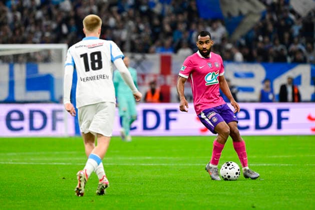 FOOTBALL : Olympique de Marseille VS Toulouse FC - Coupe de France - 04 03 2026 Cristian Casseres Jr. (Toulouse FC) - Coupe de France match between Olympique de Marseille and Toulouse Football Club on Mars 4, 2026 at the Orange Velodrome Stadium in Marseille. MarseilleFrance  Copyright: xWilliamxCannarellax