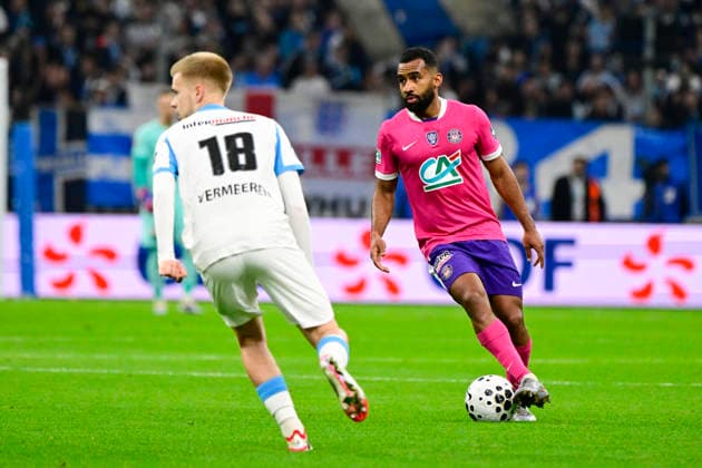 FOOTBALL : Olympique de Marseille VS Toulouse FC - Coupe de France - 04 03 2026 Cristian Casseres Jr. (Toulouse FC) - Coupe de France match between Olympique de Marseille and Toulouse Football Club on Mars 4, 2026 at the Orange Velodrome Stadium in Marseille. MarseilleFrance  Copyright: xWilliamxCannarellax