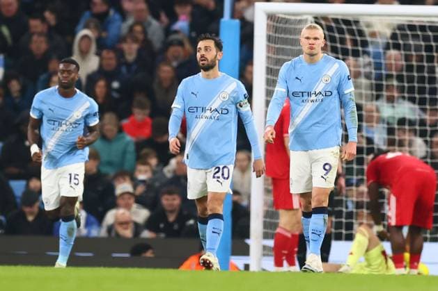 Erling Haaland of Manchester City looks dejected Manchester City v Nottingham Forest, Premier League, Football, Etihad Stadium, Manchester, UK - 04 Mar 2026Manchester Etihad Stadium United Kingdom EDITORIAL USE ONLY No use with unauthorised audio, video, data, fixture lists, club league logos or live services. Online in-match use limited to 120 images, no video emulation. No use in betting, games or single club league player publications.  Copyright: xPaulxCurrie Shutterstockx 16720019cn